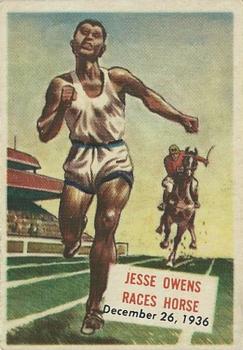 1954 Topps Scoop (R714-19) #128 Jesse Owens Front