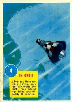 1963 Topps Astronaut Popsicle #4 In Orbit Front