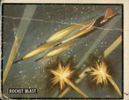 1950 Topps Freedom's War (R709-2) #8 Rocket Blast Front