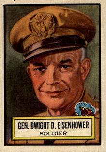 1952 Topps Look 'n See (R714-16) #41 Dwight D. Eisenhower Front