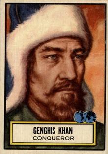 1952 Topps Look 'n See (R714-16) #128 Genghis Khan Front