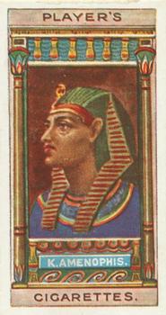 1912 Player's Egyptian Kings & Queens and Classical Deities #3 Amenophis III Front