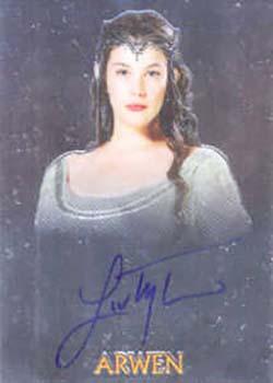 2004 Topps Chrome The Lord of the Rings Trilogy - Autographs #NNO Liv Tyler Front