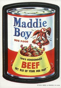 1967-68 Topps Wacky Packages Die Cut Series #36 Maddie Boy Front