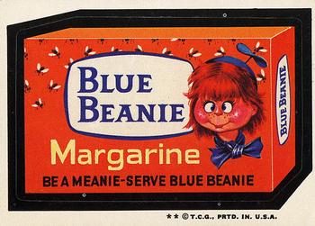1973 Topps Wacky Packages 4th Series #NNO Blue Beanie Margarine Front