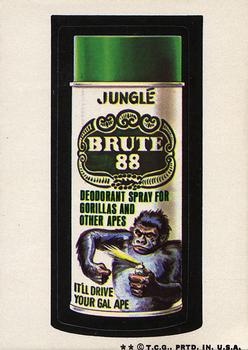 1973 Topps Wacky Packages 4th Series #NNO Brute 88 Front