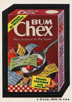 1973 Topps Wacky Packages 4th Series #NNO Bum Chex Front