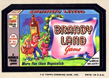 1975 Topps Wacky Packages 12th Series #NNO Brandy Land Game Front