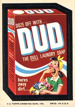 1975 Topps Wacky Packages 12th Series #NNO Dud Dull Laundry Soap Front