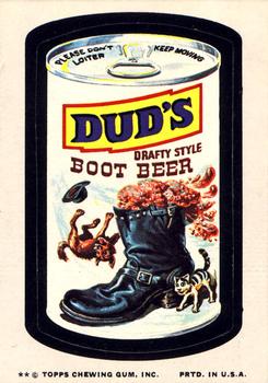 1975 Topps Wacky Packages 12th Series #NNO Dud's Boot Beer Front