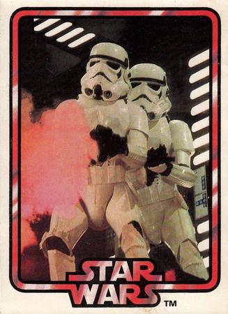 1978 General Mills Star Wars #16 Stormtroopers Front