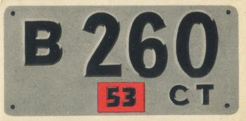 1953 Topps License Plates (R714-13) #63 Connecticut Front