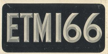 1953 Topps License Plates (R714-13) #73 United Kingdom Front