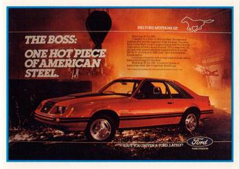 1994 Performance Years Mustang Cards II (30 Years) #130 The Boss: One Hot Piece of American Steel. Front