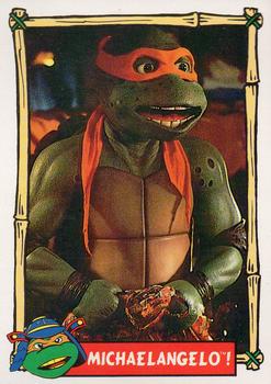 1992 Topps Teenage Mutant Ninja Turtles III #2 Michaelangelo! Front