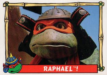 1992 Topps Teenage Mutant Ninja Turtles III #3 Raphael! Front