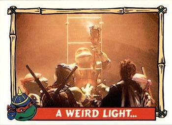 1992 Topps Teenage Mutant Ninja Turtles III #20 A Weird Light... Front