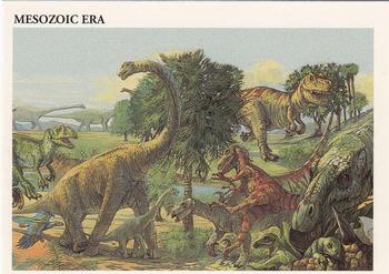 1993 Redstone Dinosaurs Mesozoic Era #8 Mesozoic Era Front