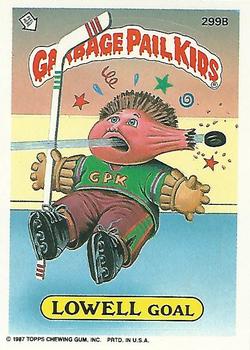 1987 Topps Garbage Pail Kids Series 8 #299b Lowell Goal Front