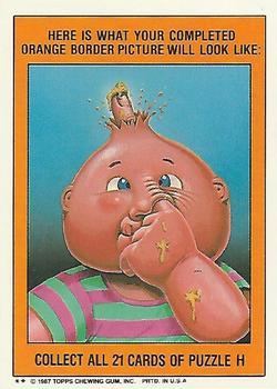 1987 Topps Garbage Pail Kids Series 8 #305a Grate Scott Back