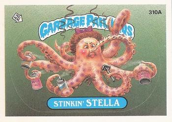 1987 Topps Garbage Pail Kids Series 8 #310a Stinkin' Stella Front
