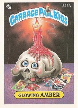1987 Topps Garbage Pail Kids Series 8 #328a Glowing Amber Front