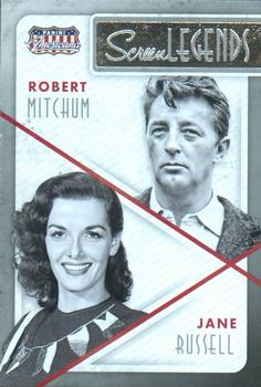 2015 Panini Americana - Screen Legends Co-stars #13 Jane Russell / Robert Mitchum Front