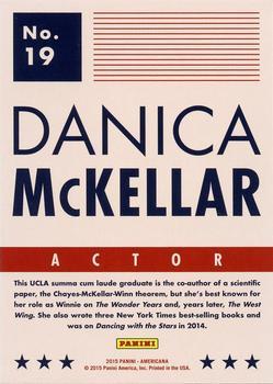 2015 Panini Americana - Red #19 Danica McKellar Back