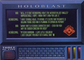 1995 Ultra Reboot - HoloBlast #3 Hexadecimal and Bob Back