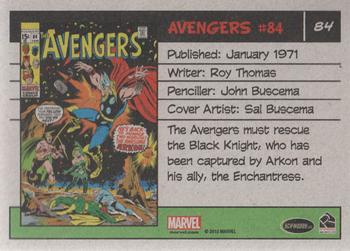 2015 Rittenhouse Marvel The Avengers Silver Age #84 Avengers #84 Back