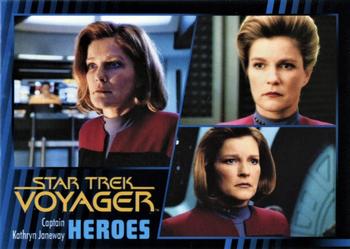 2015 Rittenhouse Star Trek: Voyager: Heroes and Villains #1 Captain Kathryn Janeway Front