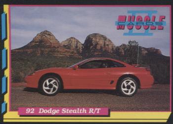 1992 PYQCC Muscle Cards II #112 1992 Dodge Stealth R/T Front