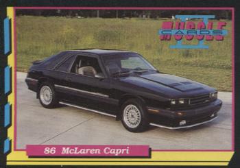 1992 PYQCC Muscle Cards II #123 1986 McLaren Mercery Capri Front