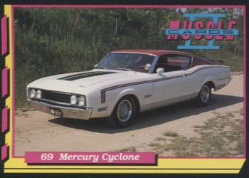 1992 PYQCC Muscle Cards II #128 1969 Mercury Cyclone Cale Yarborough Edition Front