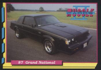 1992 PYQCC Muscle Cards II #139 1987 Buick Grand National Front