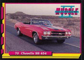 1992 PYQCC Muscle Cards II #158 1970 Chevrolet Chevelle SS454 Front