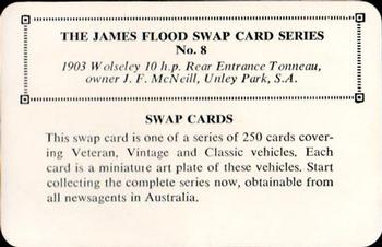 1968 James Flood Swap (Australia) #8 1903 Wolseley 10 h.p. Rear Entrance Tonneau Back