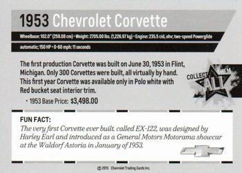 2014 Chevrolet - Series 1 #NNO 1953 Corvette Back