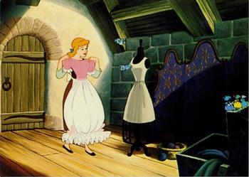 1995 SkyBox Cinderella #12 Her Mother's Dress Front