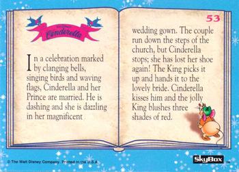 1995 SkyBox Cinderella #53 Dreams Do Come True Back