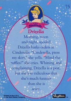 1995 SkyBox Cinderella #75 Drizella Back