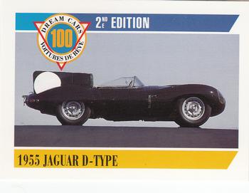 1992 Panini Dream Cars 2nd Edition #20 1955 Jaguar D-Type Front