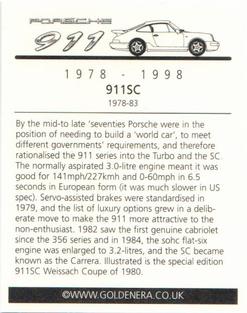 2003 Golden Era Porsche 911 (1978-98) #1 911SC Back