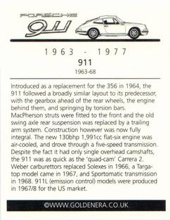 2003 Golden Era Porsche 911 (1963-77) #1 911 Back