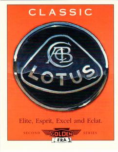 1997 Golden Era Classic Lotus 2nd Series #NNO Classic Lotus Front