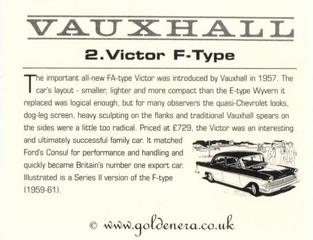 2002 Golden Era Classic Vauxhalls of the 1950s and 1960s #2 F-Type Victor SII Back