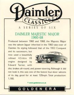 2004 Golden Era Daimler Classics #2 Dailmer Majestic Major Back