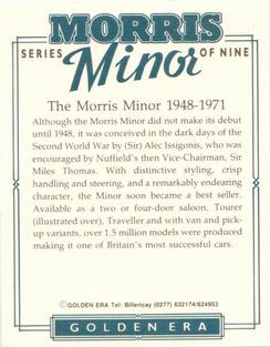 1993 Golden Era Morris Minor #NNO Morris Minor 1000 Tourer Back