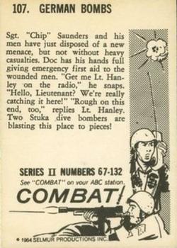 1964 Donruss Combat! (Series II) #107 German Bombs Back