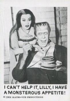 1964 Leaf Munsters #13 I can't help it, Lilly... Front